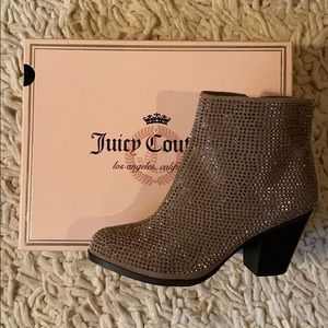Juicy Couture Crystal studded booties